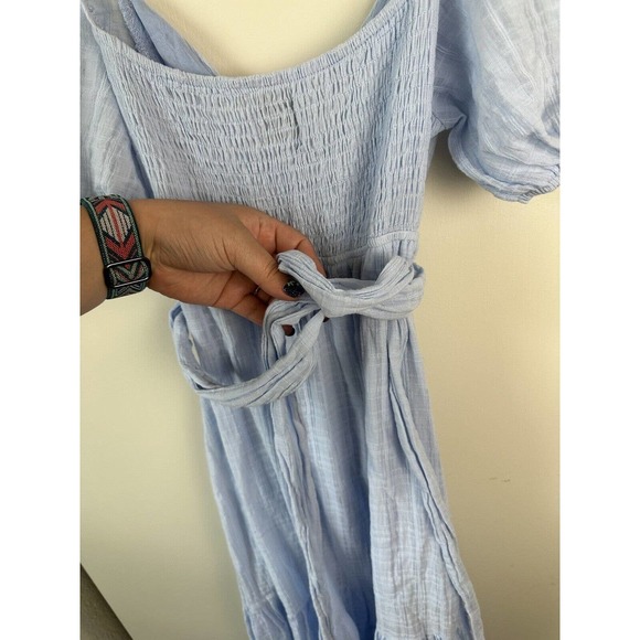 Hello Molly Light Blue Midi Dress - Picture 9 of 9